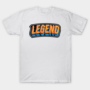 Legend Text Typography T-Shirt Design T-Shirt